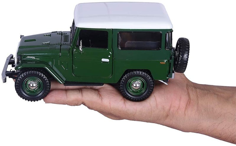 MOTORMAX Toyota Land Cruiser FJ40 Green 1/24 Diecast Model by Motormax 79323 FJ J40 - Image 3